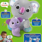 Leapfrog VTech Koala Family Hugs and Kisses Toy for Babies from 9 Months Interactive Plush Koala Learn Numbers Letters and Words ESP Version