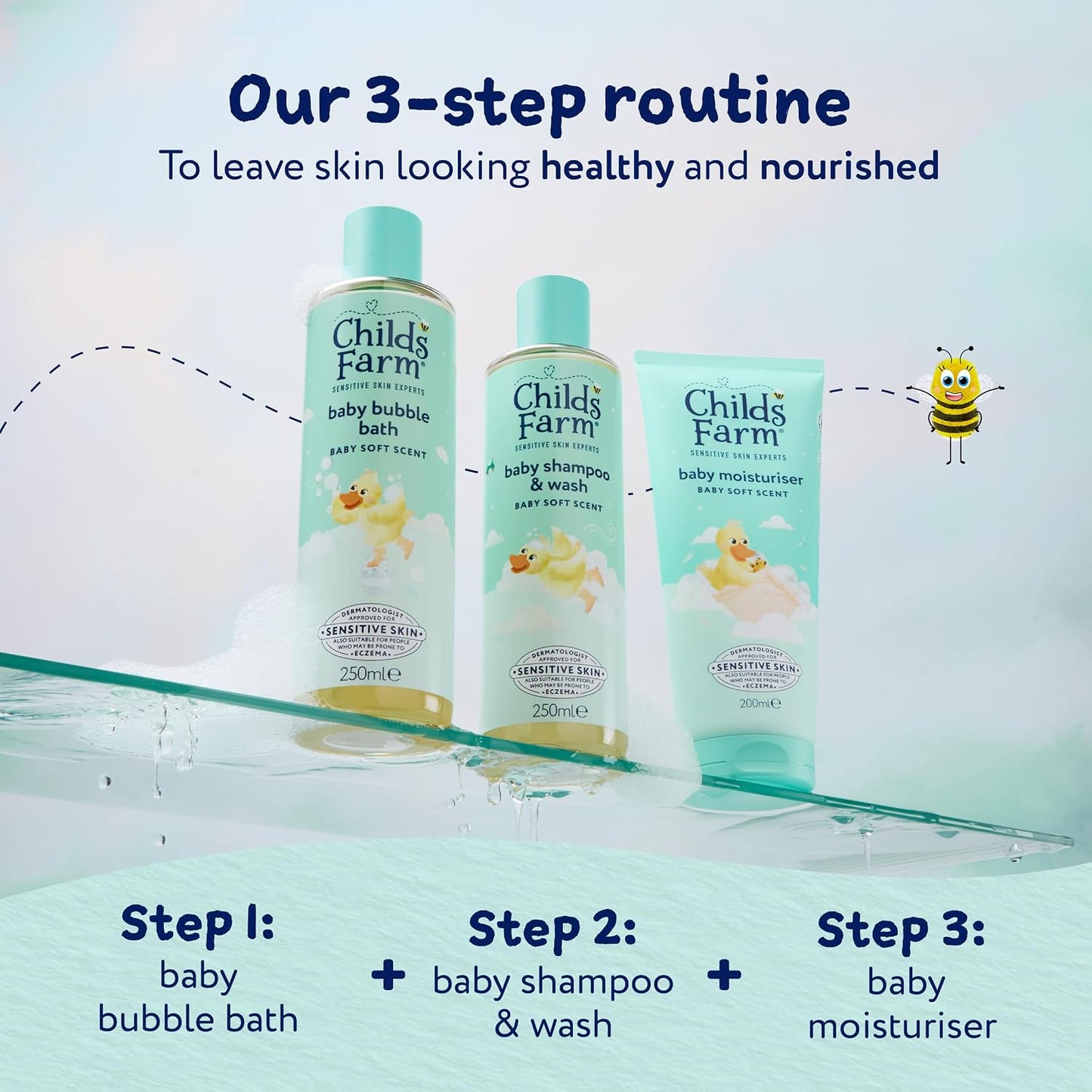 Childs Farm baby moisturiser mildly fragranced - Adenzo Comfies
