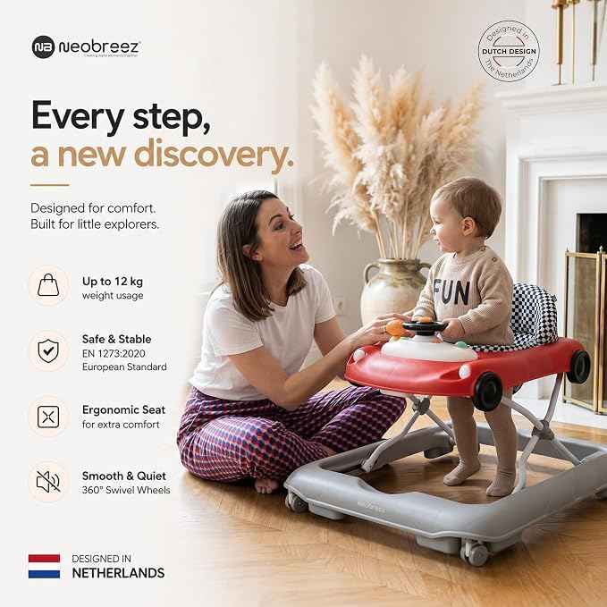 Neobreez - 3-in-1 Navix Premium Activity Baby Walker. - Adenzo Comfies