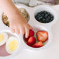 The First Years TFY Senseables Tasty Plate, Fun Mealtime Plate with Compartments, Engaging Design, 0 Month+ - Adenzo Comfies