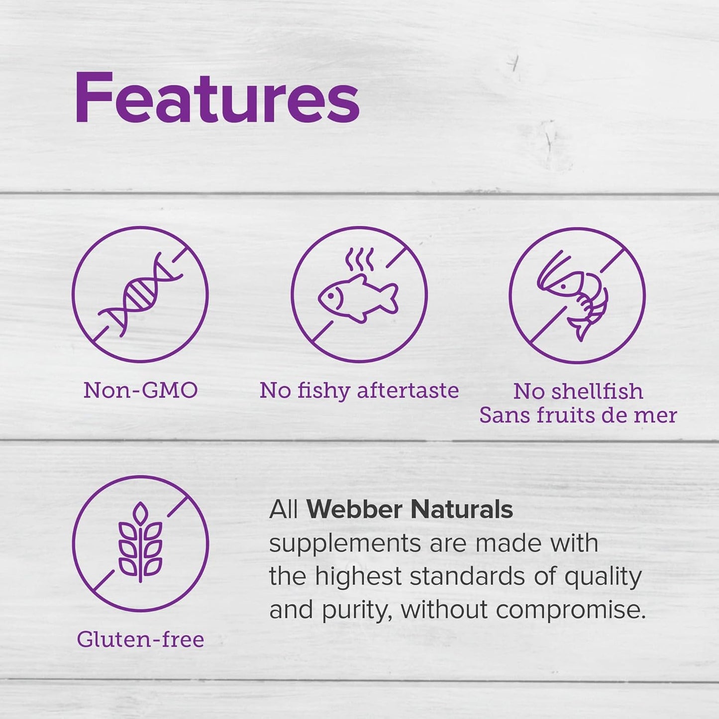 Webber Naturals Fish Oil 2850 mg, High Potency, 1,800 mg Omega-3 per Serving, 120 Clear Enteric Softgels, No Fishy Aftertaste, Ultra-Purified, Supports Heart, Cognitive, and Joint Health