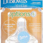 Dr Brown’s Anti - Colic Teat Level 2 Wide - Neck Options Plus Teat, 2 Pack - Adenzo Comfies