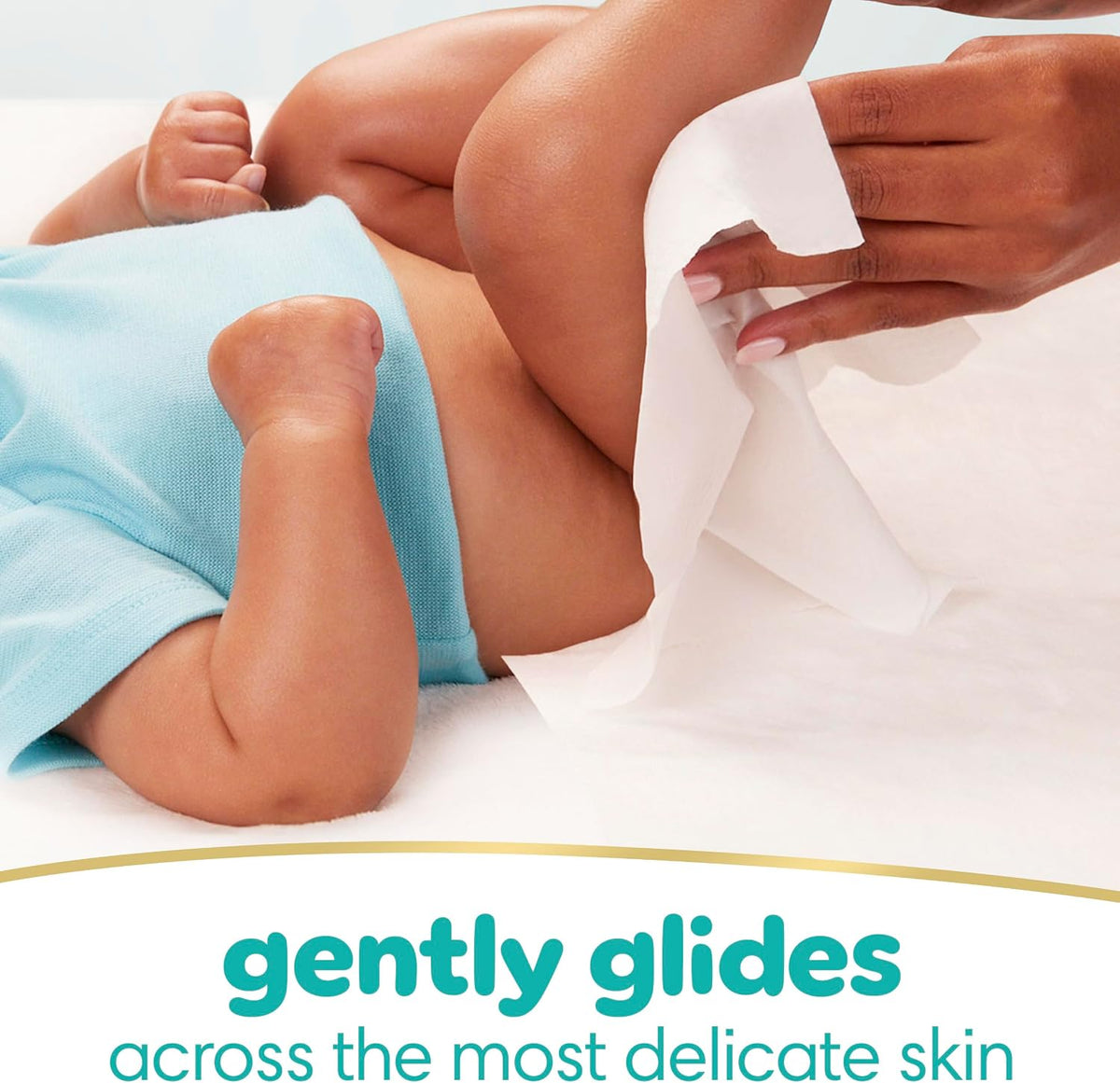 Pampers Sensitive Baby Wipes – Perfume Free, 56 Count Pop‑Top Pack - Adenzo Comfies