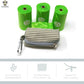 Earth Friendly Diaper Baggy Dispenser with 80 OXO-Degradable Bags with Cardboard Recyclable Core. - Adenzo Comfies