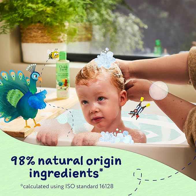 Childs Farm 2 in 1 Hair Shampoo and Conditioner, Gentle Tear Free, Apple and Pear Fragrance, Children, Kids, Baby, 250ml