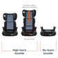Baby Trend Protect 2 - in - 1 Folding Booster Car Seat, Aqua Tech, Riley, And Grey Tech - Adenzo Comfies