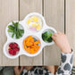 The First Years TFY Senseables Tasty Plate, Fun Mealtime Plate with Compartments, Engaging Design, 0 Month+ - Adenzo Comfies