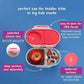 b.box Snack Box, Snack Containers for Kids, Kids Lunch Box, Toddler Snacks | 1 3/4 Cup Bento Box for Kids, Lunch Containers, Leak Proof, Dishwasher Safe, BPA Free.