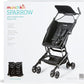 Munchkin Sparrow Travel Stroller for Babies and Toddlers, Ultra Compact and Lightweight, Ideal for Air Travel and Daily Car Commutes, Black - Adenzo Comfies