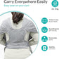 The Moon Brand KaryGo baby Sling Wrap Carrier – Soft, Breathable,Baby Carrier for Newborns & Infants (3.2 - 9 kg) – Hands - Free, Adjustable, Comfortable, and Versatile for Nursing - Mid Grey - Adenzo Comfies