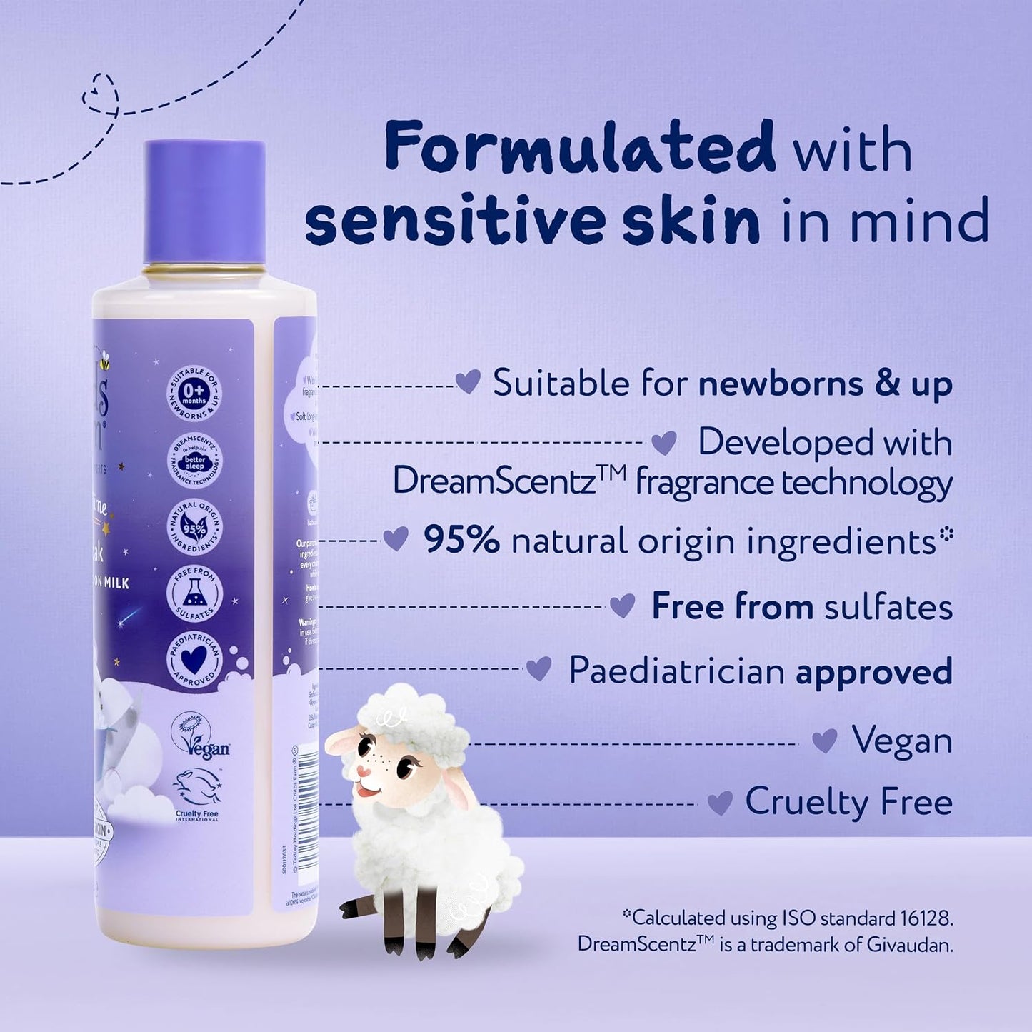 Childs Farm SlumberTime Sleep Bath Soak, Calming Lavender & Moon Milk | Soothing & Hydrating | Suitable for Newborns with Dry, Sensitive Skin, 250ml