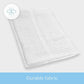 Baby Basics 2 Pack Cellular Baby Thermal Blanket – White, 120 × 170 cm