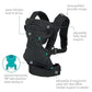 Infantino Flip 4 - in - 1 Convertible Baby Carrier, Adjustable, Ergonomic Babywearing, Registry Essential, Baby Carrier for Newborn to Toddler, Black - Adenzo Comfies