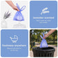 Ubbi Disposable Diaper Sacks, Lavender Scented & On The Go Waste Disposal Bags Refills Value Pack, Lavender Scented.