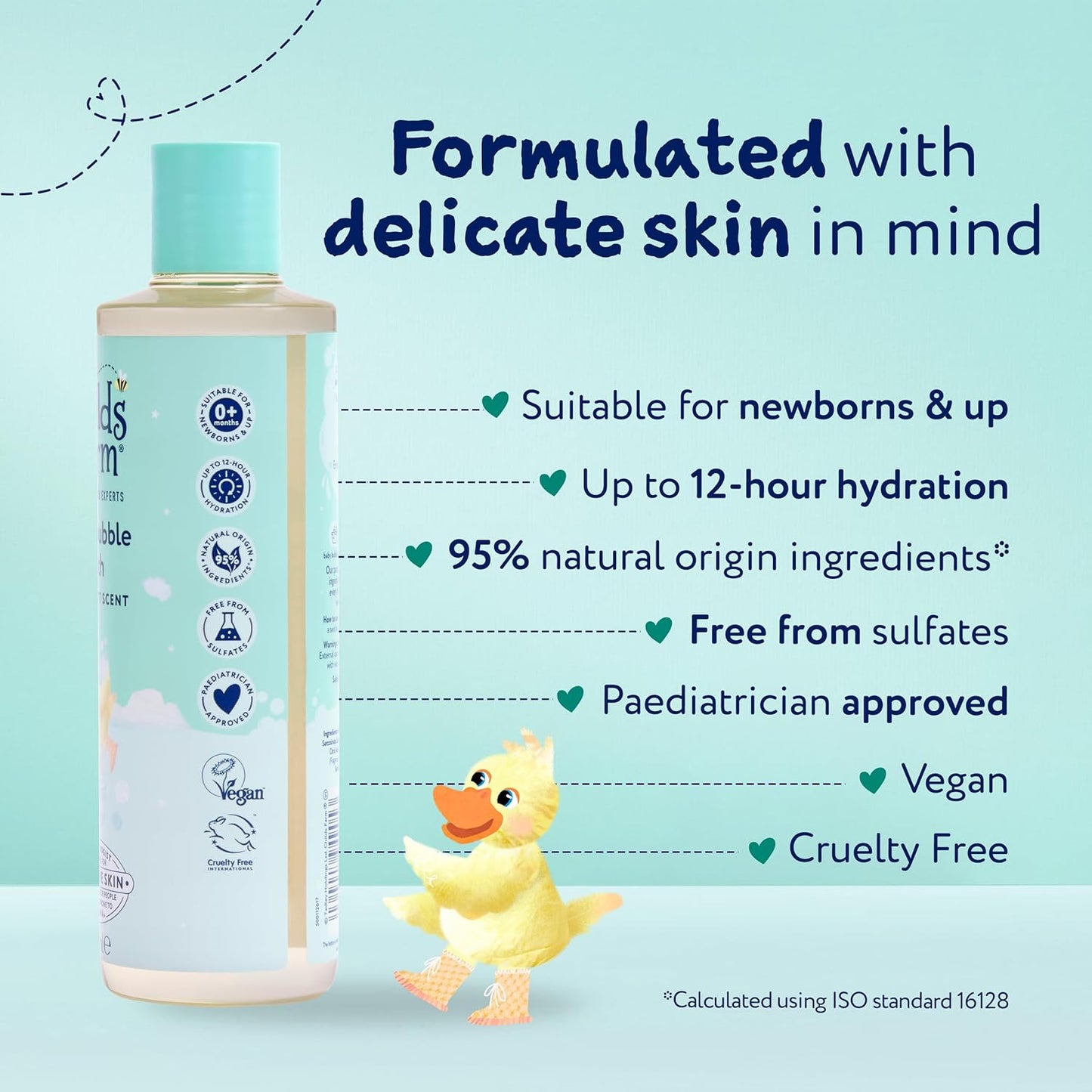 Childs Farm Baby Bedtime Bubble Bath, Baby Soft Scent | Gently Cleanses & Soothes | Suitable for Newborns, Kids & Adults with Sensitive & Dry Skin, 250ml - Adenzo Comfies