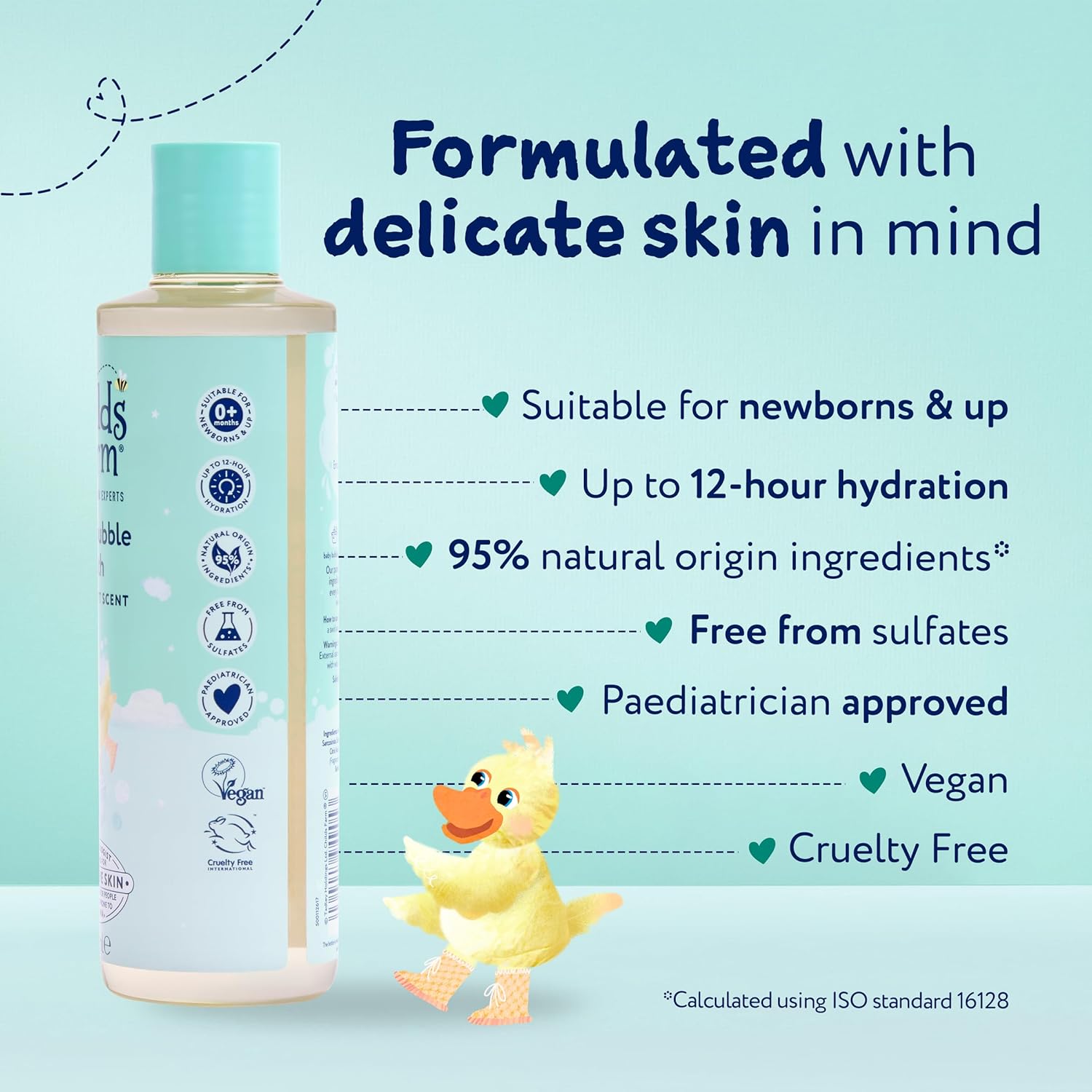 Childs Farm Baby Bedtime Bubble Bath, Baby Soft Scent | Gently Cleanses & Soothes | Suitable for Newborns, Kids & Adults with Sensitive & Dry Skin, 250ml - Adenzo Comfies