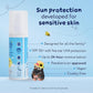 Childs Farm, Kids and Baby Sun Cream Spray SPF 50+ 125 ml, Water Resistant UVA and UVB, Very High Protection, Suitable for Dry, Sensitive and Eczema-Prone Skin, Pack of 1 - Adenzo Comfies