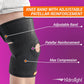 MedTextile Knee Brace with Adjustable Patellar Reinforcement - Knee Pain Relief, Pads for Support, Knee Sleeve- Relieves Meniscus Tear, LCL, MCL, Arthritis, Compression & Stability - Black, One Size