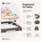 Neobreez Tredo Baby Walker (Brown/Beige). - Adenzo Comfies