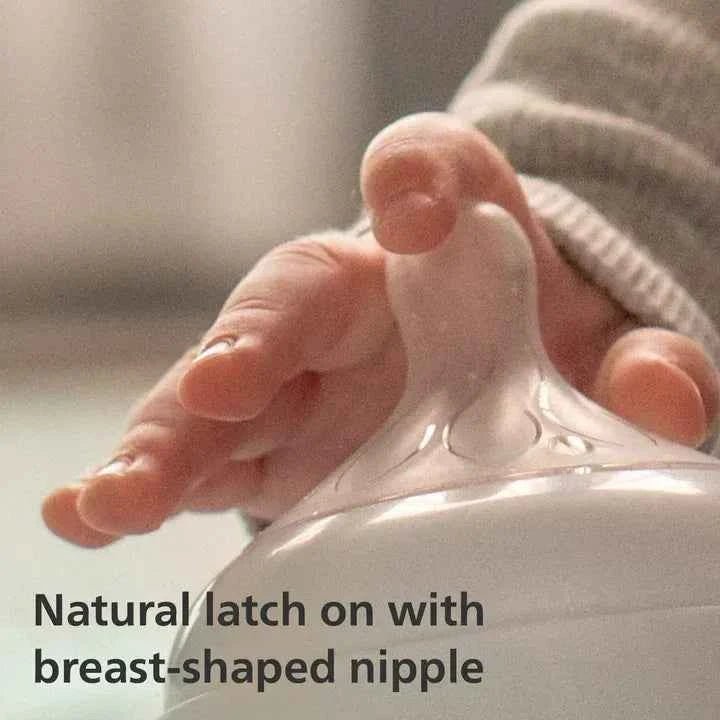 AVENT Philips Natural Response 3.0 Pink Feeding Bottle 260ml - Adenzo Comfies