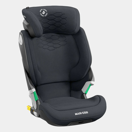 Maxi - Cosi Kore Pro I - Size car seat Authentic Graphite - premium, i - Size compliant high - back booster (100–150 cm, approx. 3.5 to 12 years) designed for independent buckling with a unique ClickAssist light that illuminates the buckle. - Adenzo Comfies