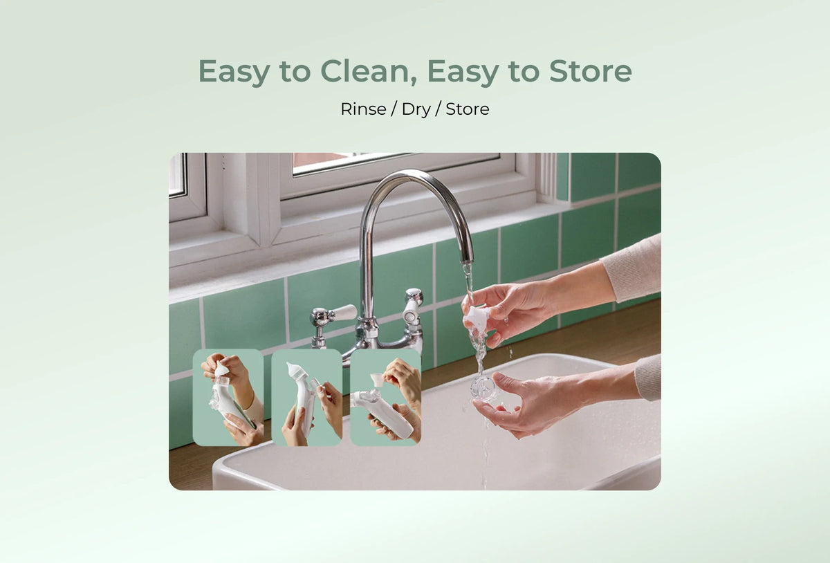 Momcozy BreezyClear™ 2-in-1 Spray & Suction Electric Nasal Aspirator.