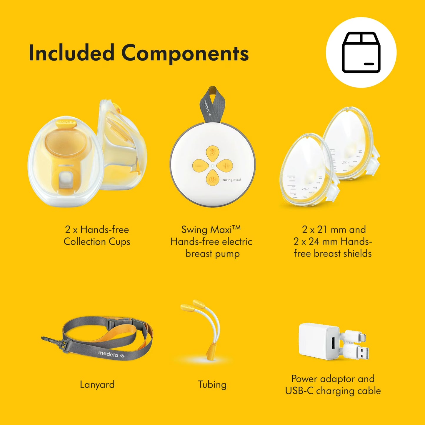 Medela Swing Maxi Hands-Free Pump - Ultimate Double Electric Solution with USB Charger