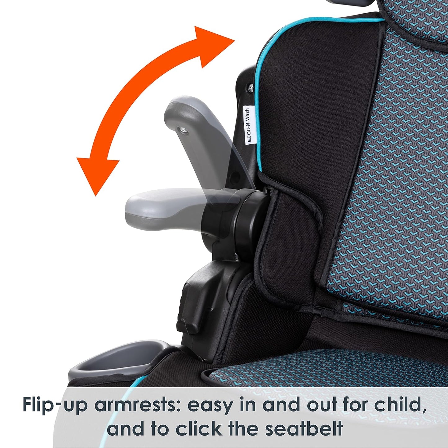 Baby Trend Protect 2 - in - 1 Folding Booster Car Seat, Aqua Tech, Riley, And Grey Tech - Adenzo Comfies
