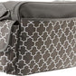 Ryco Willow Nursery Bag – Stylish Multi - Pocket Baby Diaper Bag, Grey (Model RR14 - 8437) - Adenzo Comfies