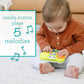 Infantino Music And Light Pretend Mini Boombox Suitable for 6 Months And Above - Adenzo Comfies