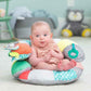 Infantino 2-in-1 Tummy Time & Seated Support - Pillow Support for Newborns and Older Babies, with Detachable Support Pillow and Toys, for Development of Strong Head and Neck Muscles