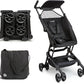 Munchkin Sparrow Travel Stroller for Babies and Toddlers, Ultra Compact and Lightweight, Ideal for Air Travel and Daily Car Commutes, Black - Adenzo Comfies