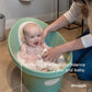 Shnuggle Baby Bath Tub Featuring Ergonomic Bum Bump Support, Soft Foam Backrest and an Integrated Plug-Green .