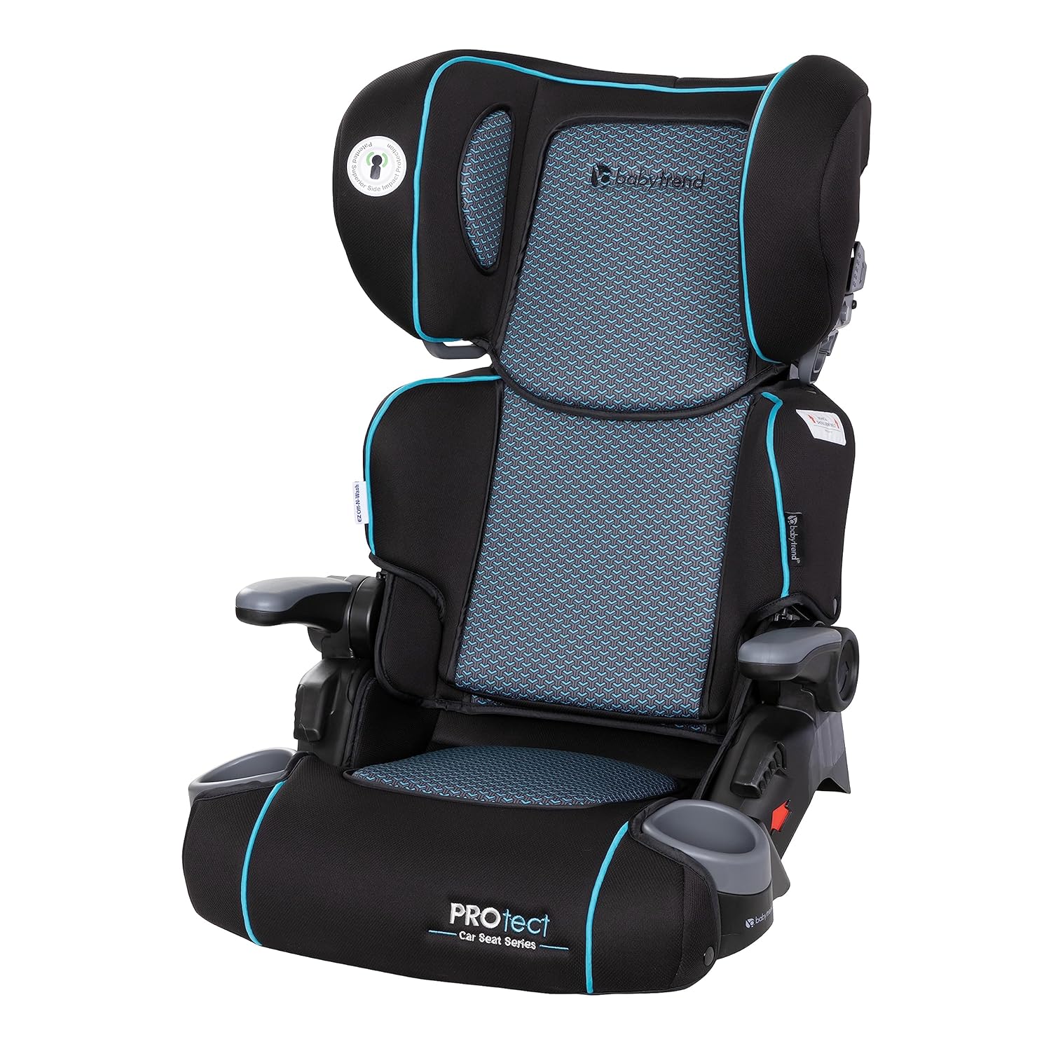 Baby Trend Protect 2 - in - 1 Folding Booster Car Seat, Aqua Tech, Riley, And Grey Tech - Adenzo Comfies