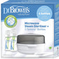 Dr. Brown's Microwave steam sterilizer - comes with 2 x 270ml options+wide neck bottles - Adenzo Comfies
