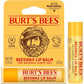 Burt's Bees Beeswax Lip Balm, Lip Moisturizer With Responsibly Sourced Beeswax, Tint-Free, Natural Conditioning Lip Treatment, 1 Tube, 0.15 oz.