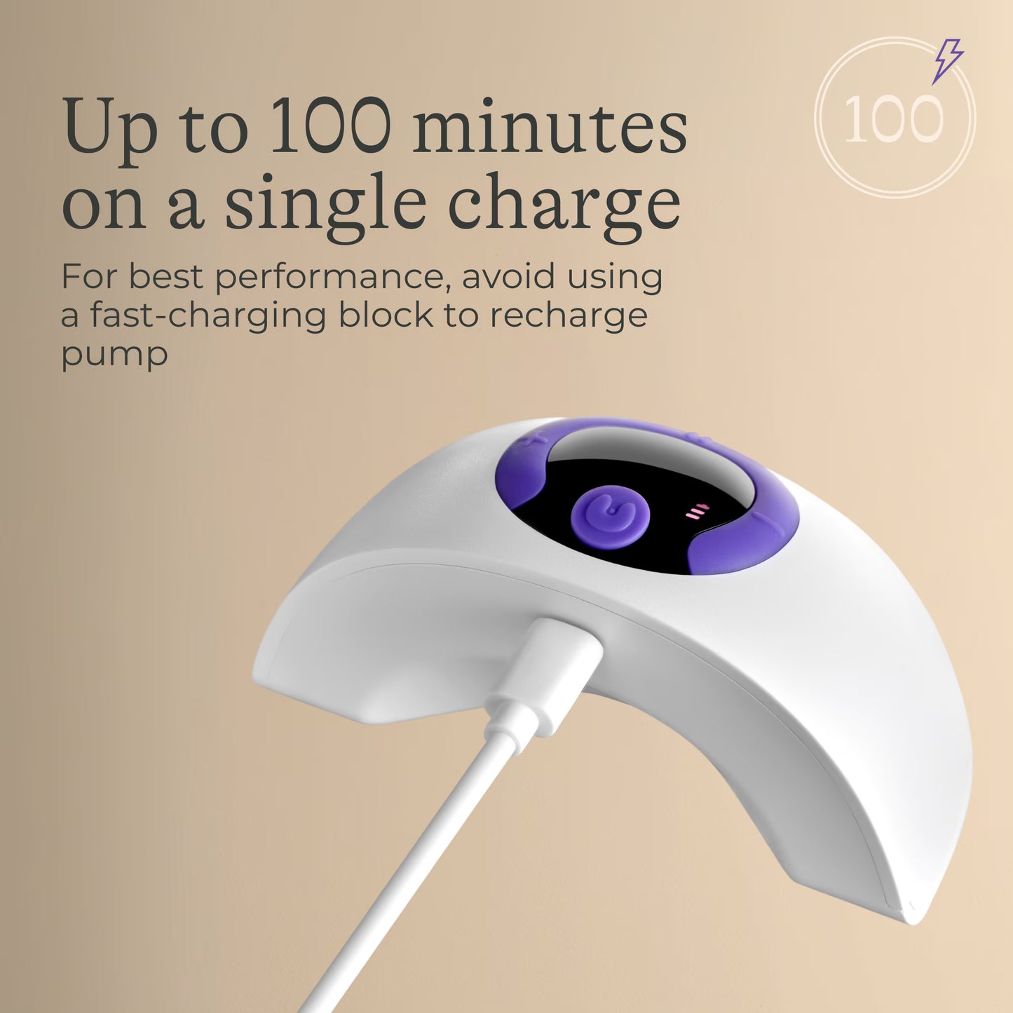Lansinoh Wearable Electric Breast Pump - 4 Pumping Modes, 9 Suction Levels - Hands Free Portable & Quiet Pumping- LED Display