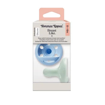 Tommee Tippee Breast-like silicone pacifier 0-6m, Boy
