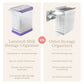 Lansinoh Breastmilk Bags Storage Container – Organizer with Quick‑Freeze Tray + 5 Bonus Bags