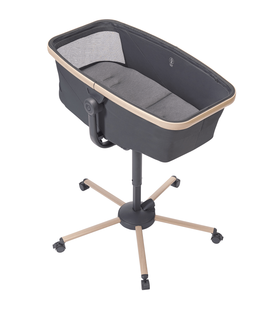 Maxi‑Cosi Alba All‑in‑One Bassinet, Recliner & Highchair – Beyond Graphite - Adenzo Comfies