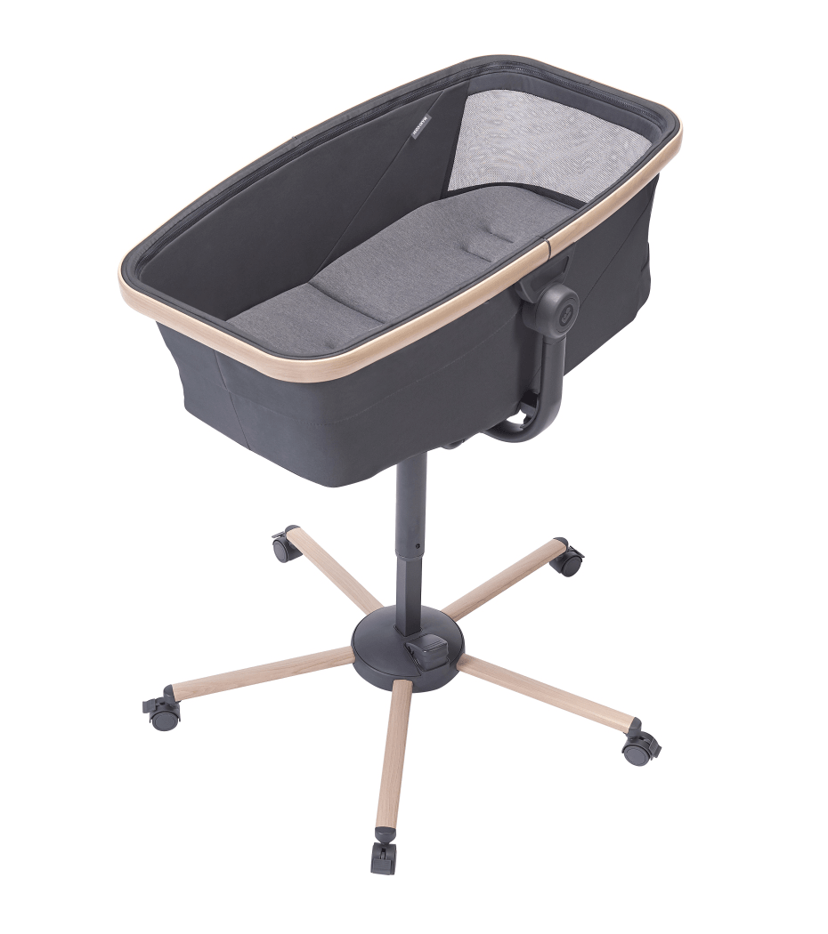 Maxi‑Cosi Alba All‑in‑One Bassinet, Recliner & Highchair – Beyond Graphite - Adenzo Comfies