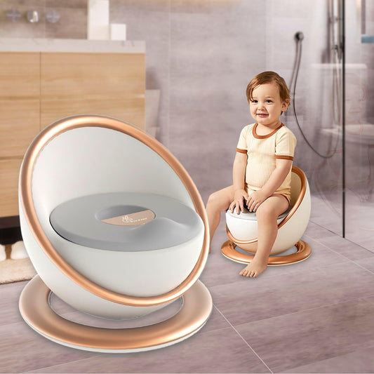 Oddler Potty Training Toilet – Portable Kids Potty Chair with Soft PU Seat Cushion, Removable Bowl, Anti-Slip Base & Ergonomic Design for Home & Travel - Adenzo Comfies