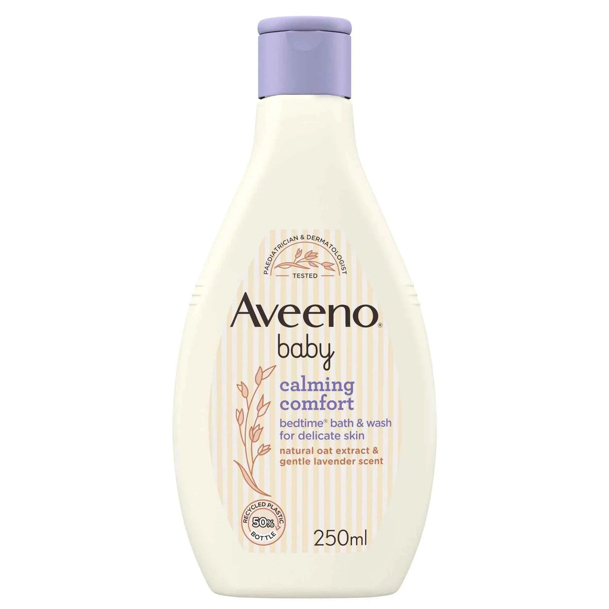 Aveeno Baby Calming Comfort Bedtime Bath & Wash for delicate skin 250ml Age- Newborn & Above - Adenzo Comfies