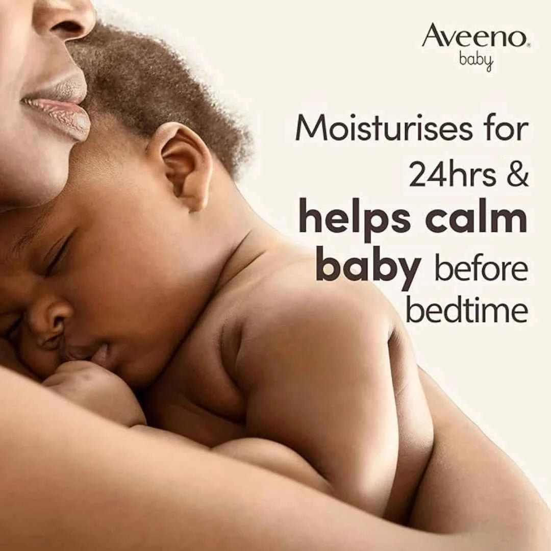 Aveeno Baby Calming Comfort Bedtime Bath & Wash for delicate skin 250ml Age- Newborn & Above - Adenzo Comfies