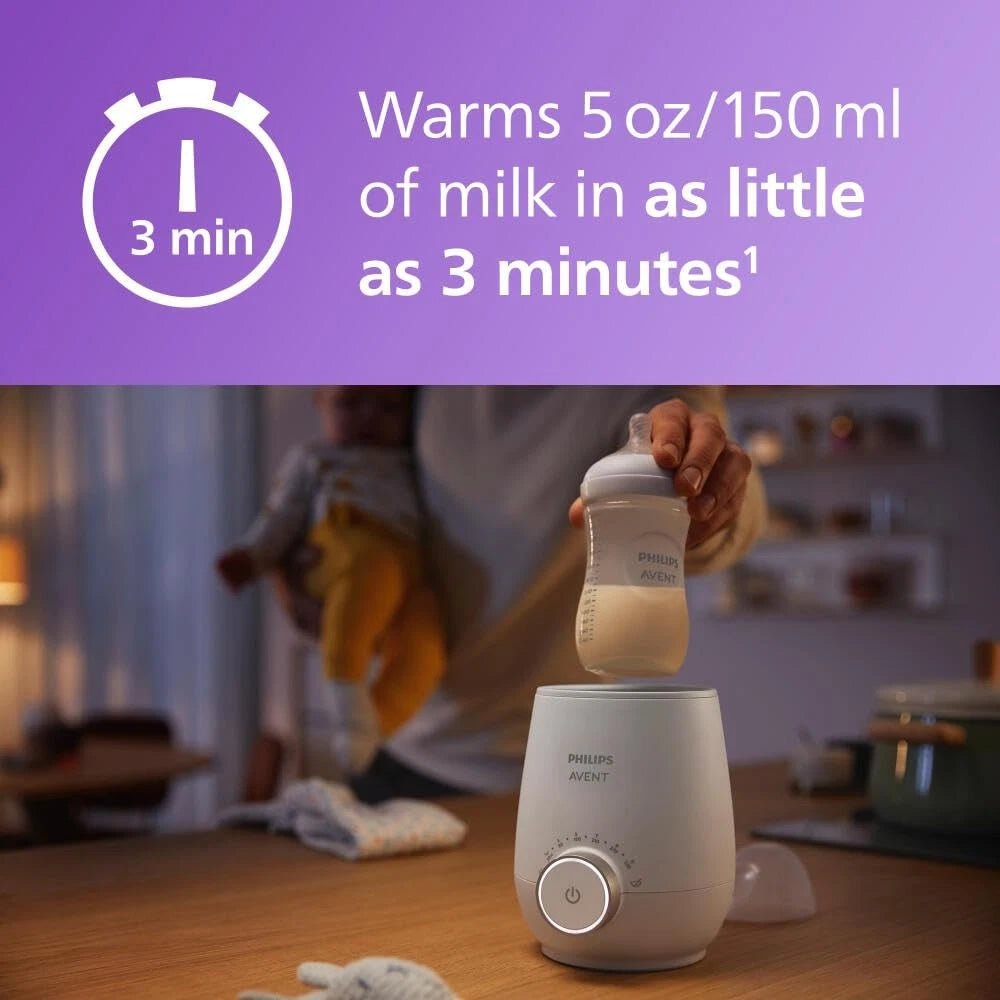 Philips Avent Premium Fast Bottle Warmer SCF358/00 – Smart Temperature Control - Adenzo Comfies