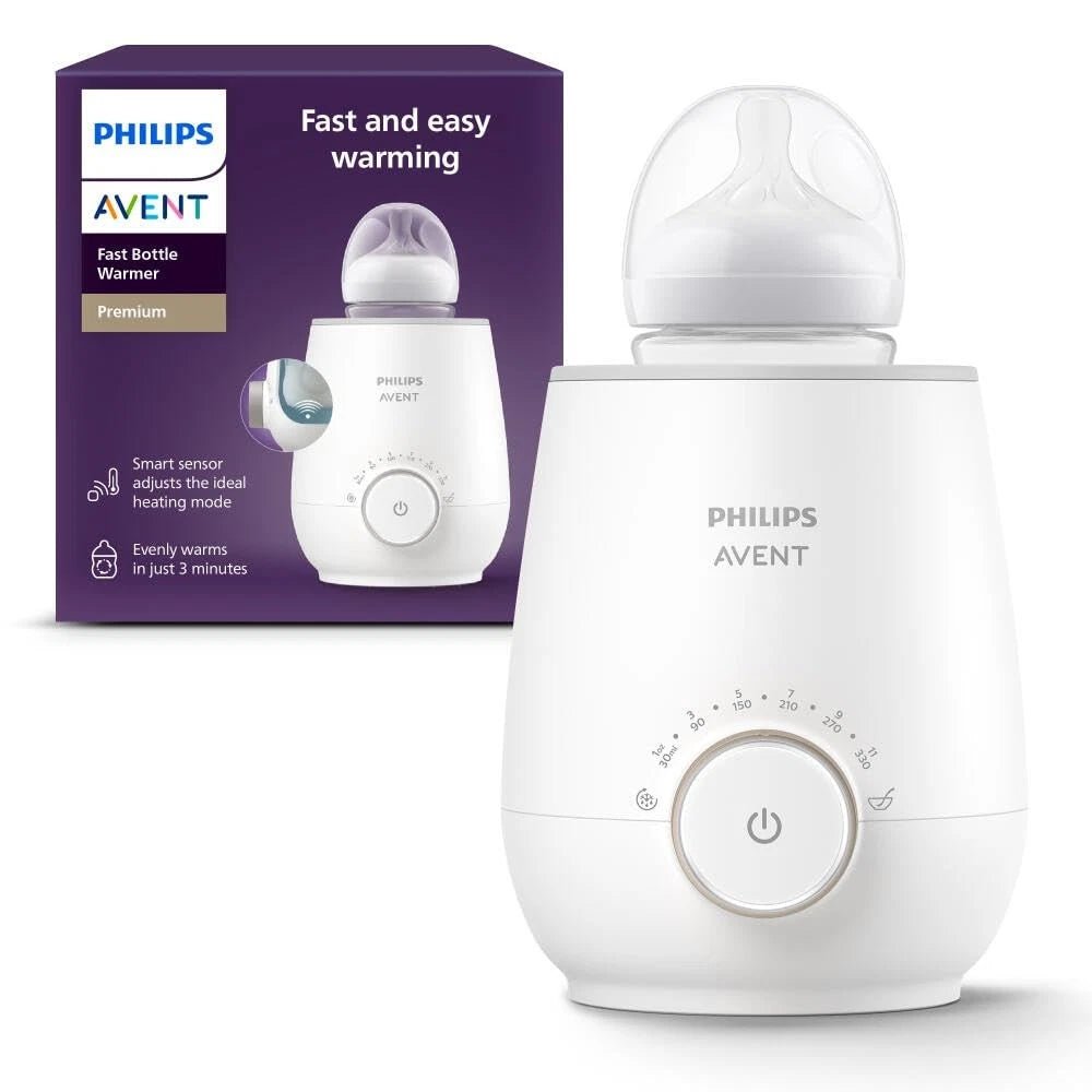 Philips Avent Premium Fast Bottle Warmer SCF358/00 – Smart Temperature Control - Adenzo Comfies