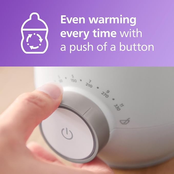 Philips Avent Premium Fast Bottle Warmer SCF358/00 – Smart Temperature Control - Adenzo Comfies