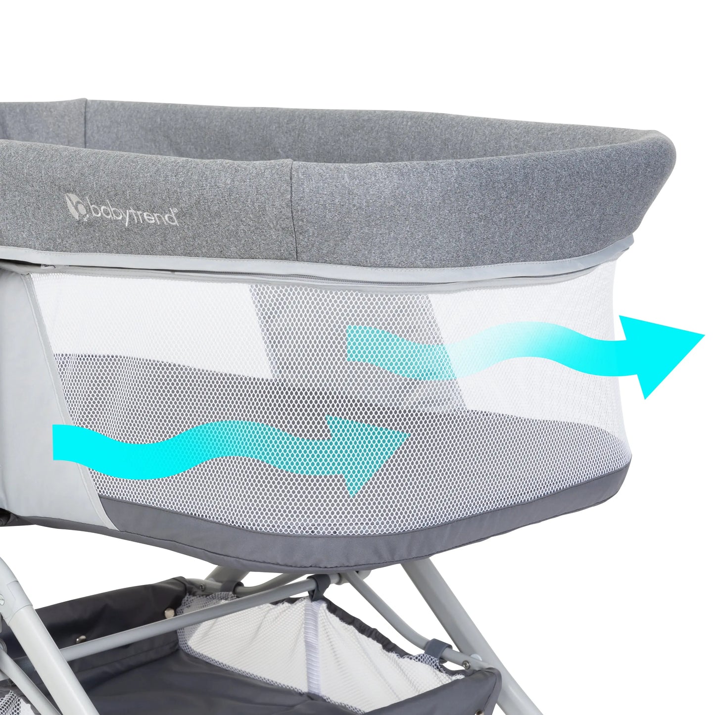 Baby Trend Quick-Fold 2-in-1 Rocking Bassinet
