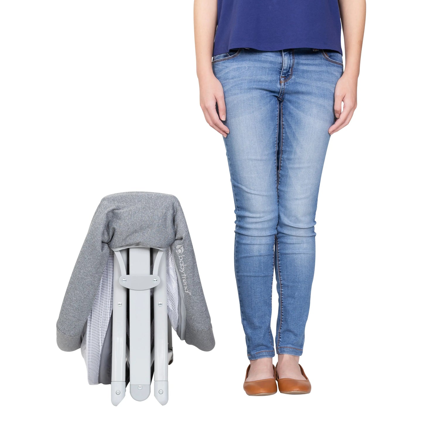 Baby Trend Quick-Fold 2-in-1 Rocking Bassinet