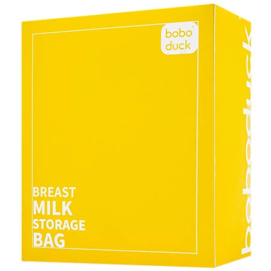 Boboduck Breastfeeding Milk Storage Bags – Leak - Proof, Freezer Safe, Hygienic Seal – 200 ml Capacity, 30 Pack - Adenzo Comfies